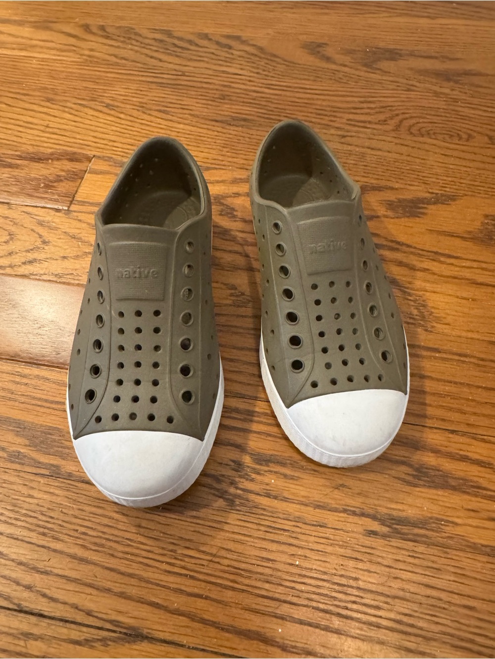 Kids Olive Green Native Sneakers C12